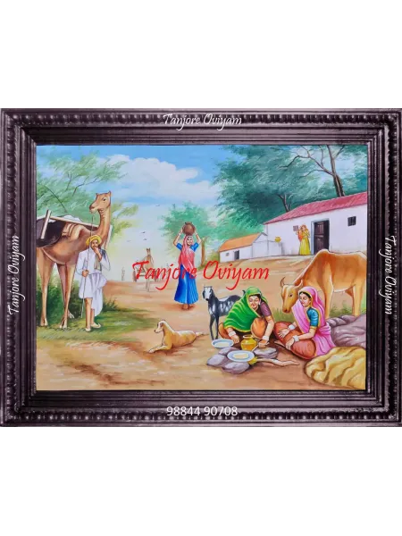 Traditional North Indian Tanjore Painting